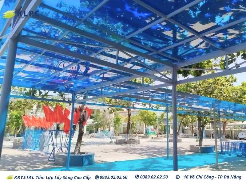 Tấm lợp lấy sáng KLPC: An toàn và bền vững cho trường Tiểu học Ngô Gia Tự 1 tam lop lay sang cao cap